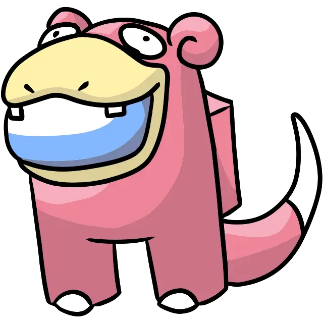 Slowpoke Pokedex Farbbild