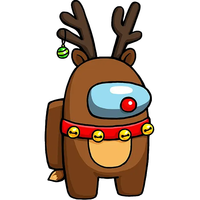 Christmas Reindeer Farbbild