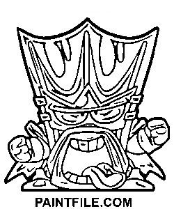 Niedliche handgezeichnete Superzings Ausmalbild