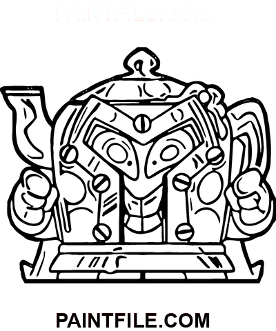 Einfaches Zeichnen von Superzings Ausmalbild