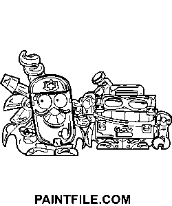 Wie man Superzings zeichnet Ausmalbild