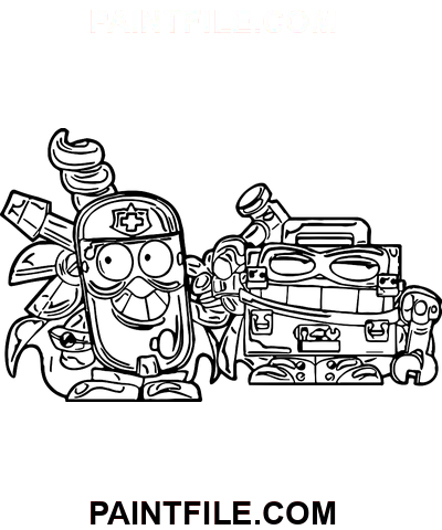 Wie man Superzings zeichnet Ausmalbild