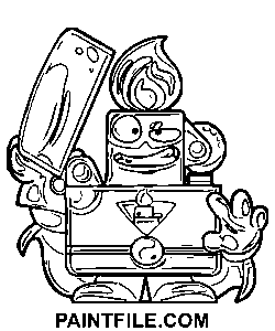 Superzings Zeichnung Ausmalbild