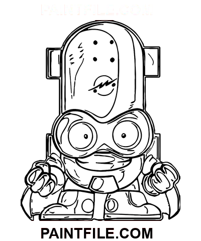 Superzings Rad Räder Ausmalbild