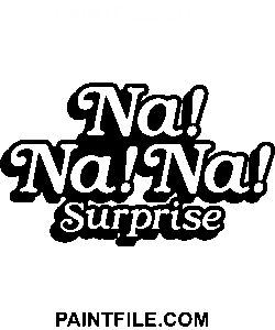Na Na Na Überraschung Logo Ausmalbild