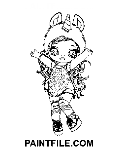 Süße Na Na Na Überraschung Ausmalbild