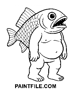 Hirnfäule Troppo Trippa Ausmalbild