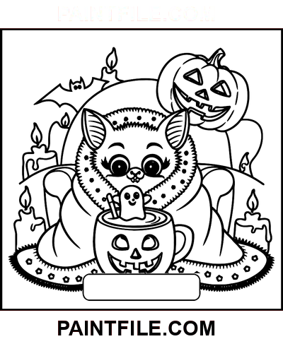 Ausgezeichnete gruselige Zeiten Ausmalbild