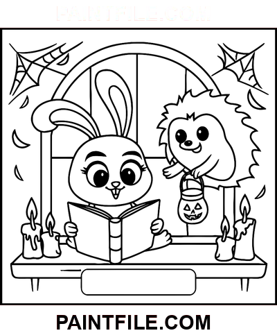 Gruselige Zeiten für spirituelle Ruhe Ausmalbild