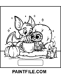 Gruselige Zeiten pdf Ausmalbild