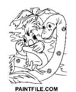 38 Papageien zeichnen Ausmalbild