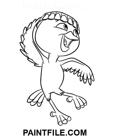 Süßer Nico Ausmalbild