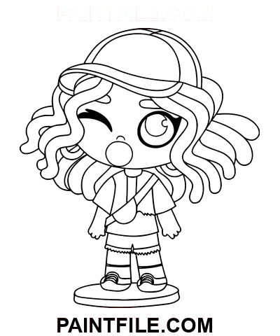 Handgemalte Avatar-Welt Ausmalbild