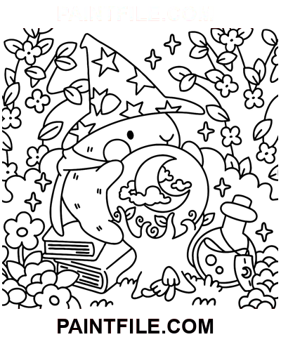 Capydays für kreative Ruhe Ausmalbild