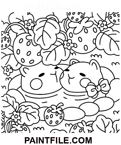 Capydays für Kinder Basteln Ausmalbild