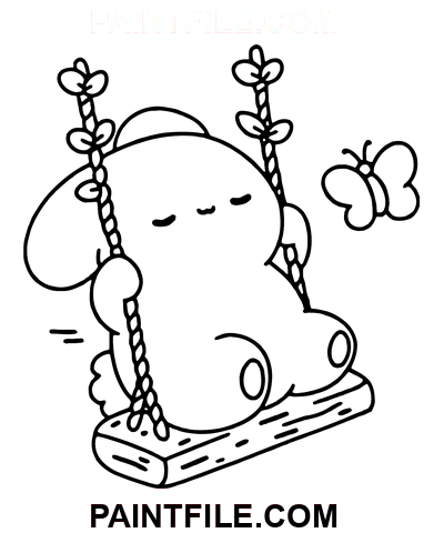 Gemütliche Waldecken für den Heimunterricht Ausmalbild