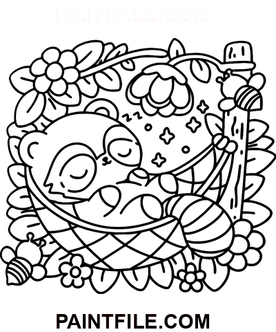 Gemütliche Waldecken für Kinderhandwerk Ausmalbild