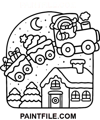 Niedlich und einfach für kreative Köpfe Ausmalbild