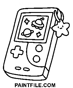 Niedlich und einfach für die Familienzeit Ausmalbild