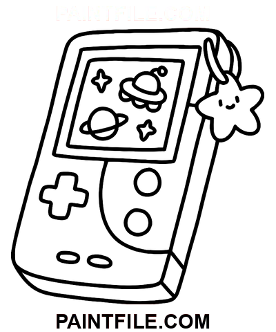 Niedlich und einfach für die Familienzeit Ausmalbild