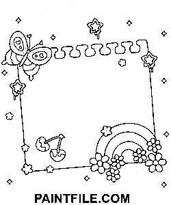 Niedlich und einfach entfacht Kreativität Ausmalbild
