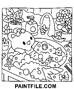 Verträumte Tage für kreative Meditation Ausmalbild