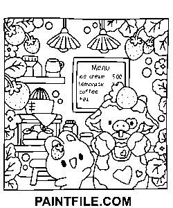 Traumhafte Tage für kreatives Spielen Ausmalbild