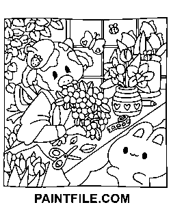Traumhafte Tage für Familienaktivitäten Ausmalbild
