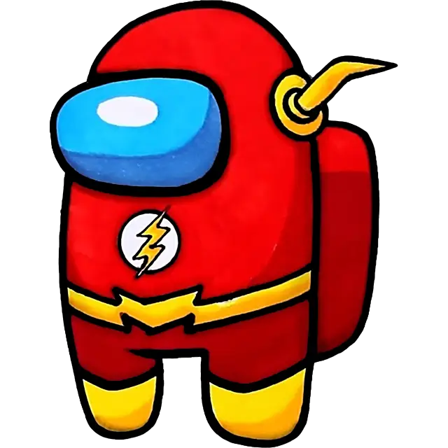 Flash DC Quadrinhos imagem colorida