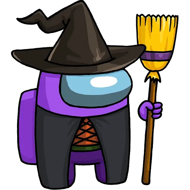 Bruxa de Halloween imagem colorida
