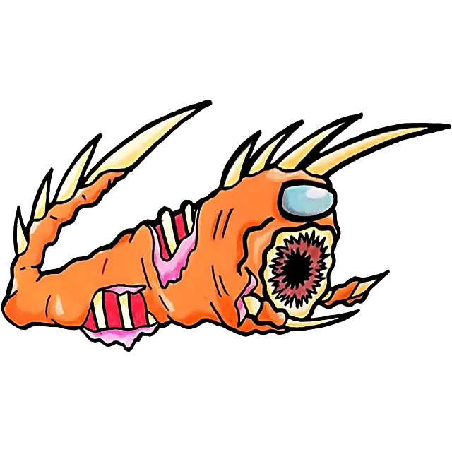 Verme-Monstro imagem colorida