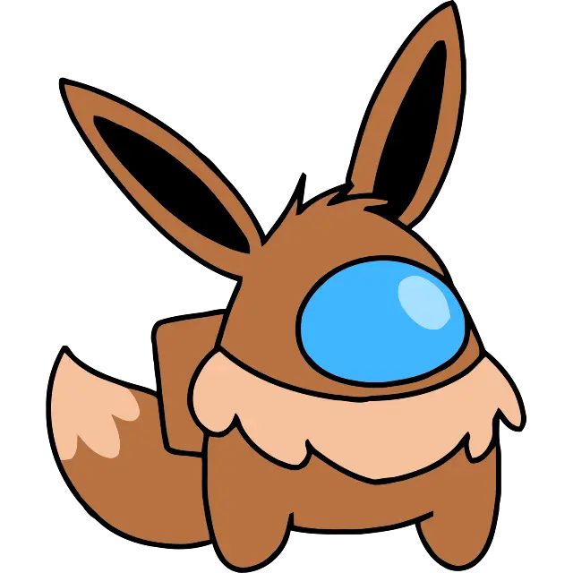 Eevee Triste para colorir