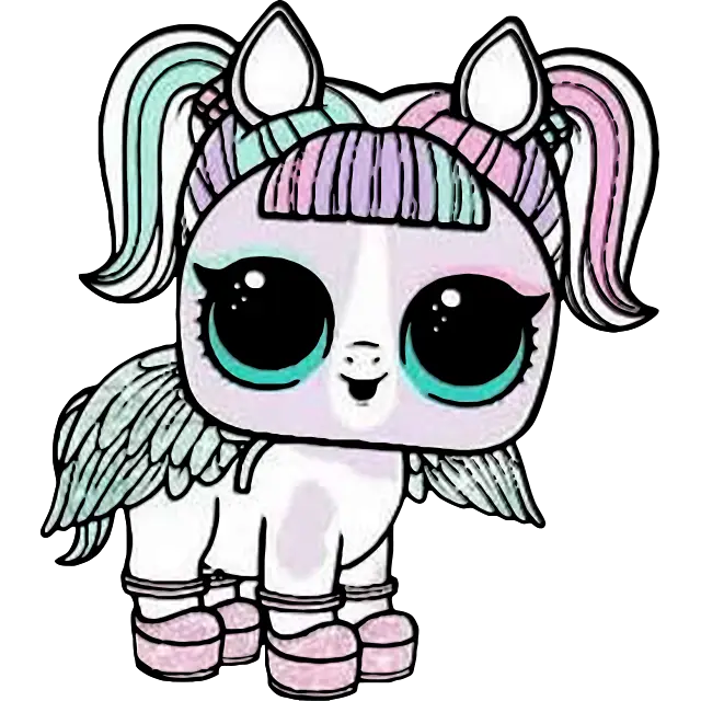 Unipony Pet – Páginas para colorir imprimíveis gratuitas