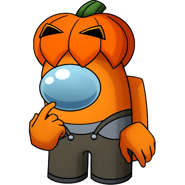 Abóbora de Halloween imagem colorida