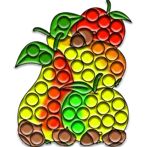 Frutas de Outono imagem colorida