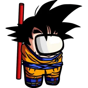 Dragon Ball Goku imagem colorida