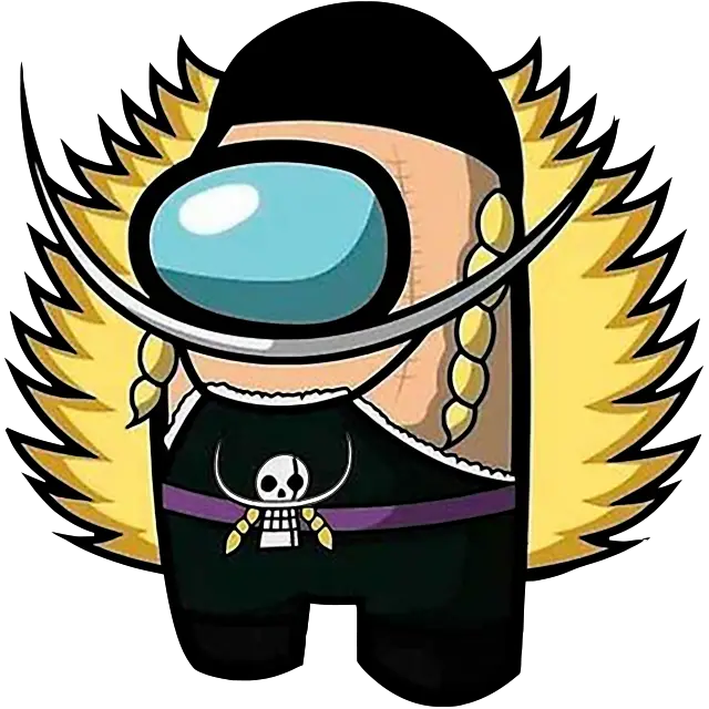 Pirata de One Piece imagem colorida