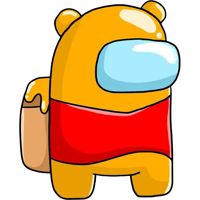 Pooh Bear Entre Nós imagem colorida