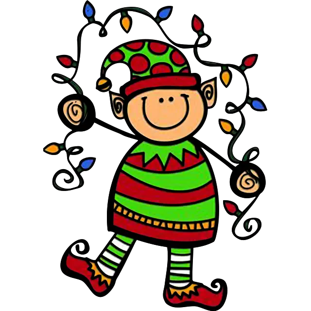 Desenho de Duende de Natal para colorir  Desenhos para colorir e imprimir  gratis