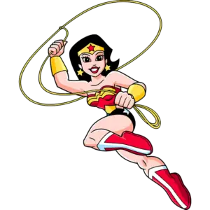 DC Super Friends Wonder Woman colored