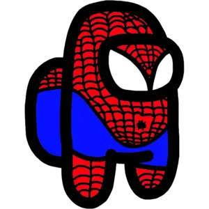 Spider man Among Us colored