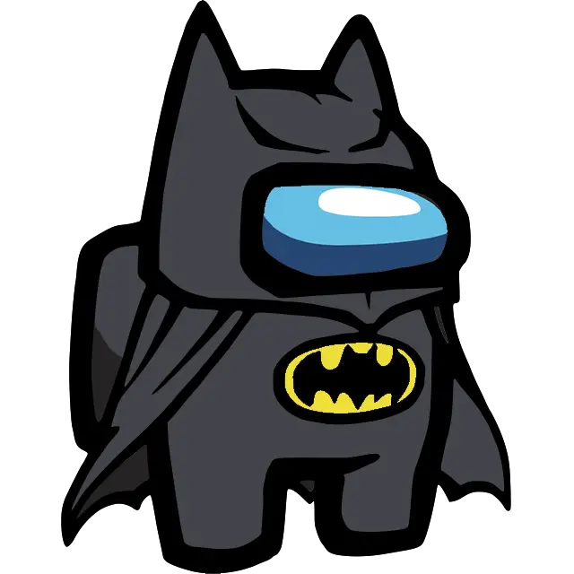 batman superhero colored