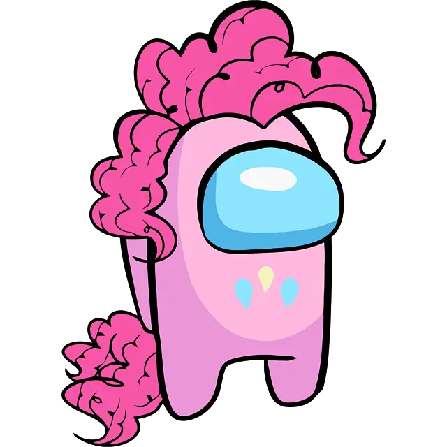 among us pinkie pie colored