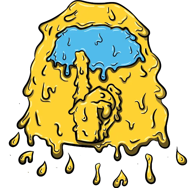 among us Drippy Yellow Crewmate colored