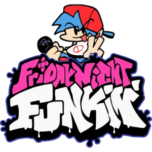 friday night funkin 2 logo colored
