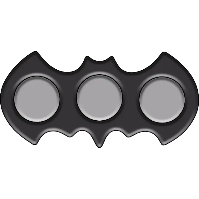 simple dimple bat colored