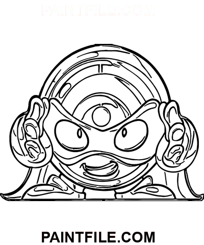 Superzings Circlus coloring page