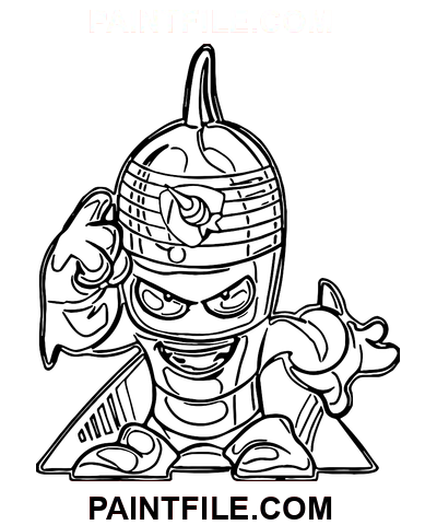 Superzings Dark Dart coloring page
