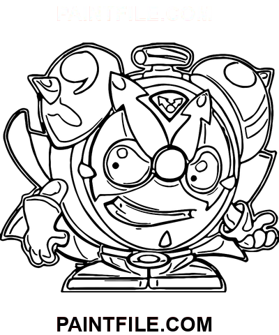 Superzings Ding Ring coloring page