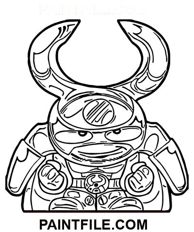 Superzings Double Acids coloring page
